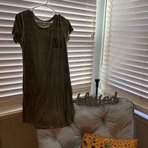 Green vintage dress
